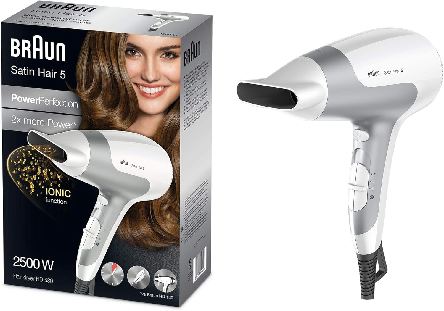 Braun Satin Hair 5 Power Perfection *2 More Power 2500w
