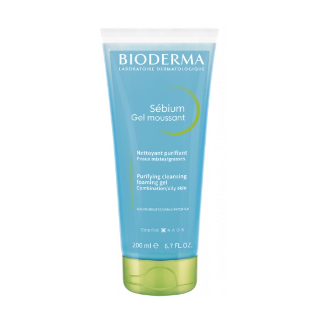 Bioderma Sebium Foaming Cleansing Gel Tube 200ml