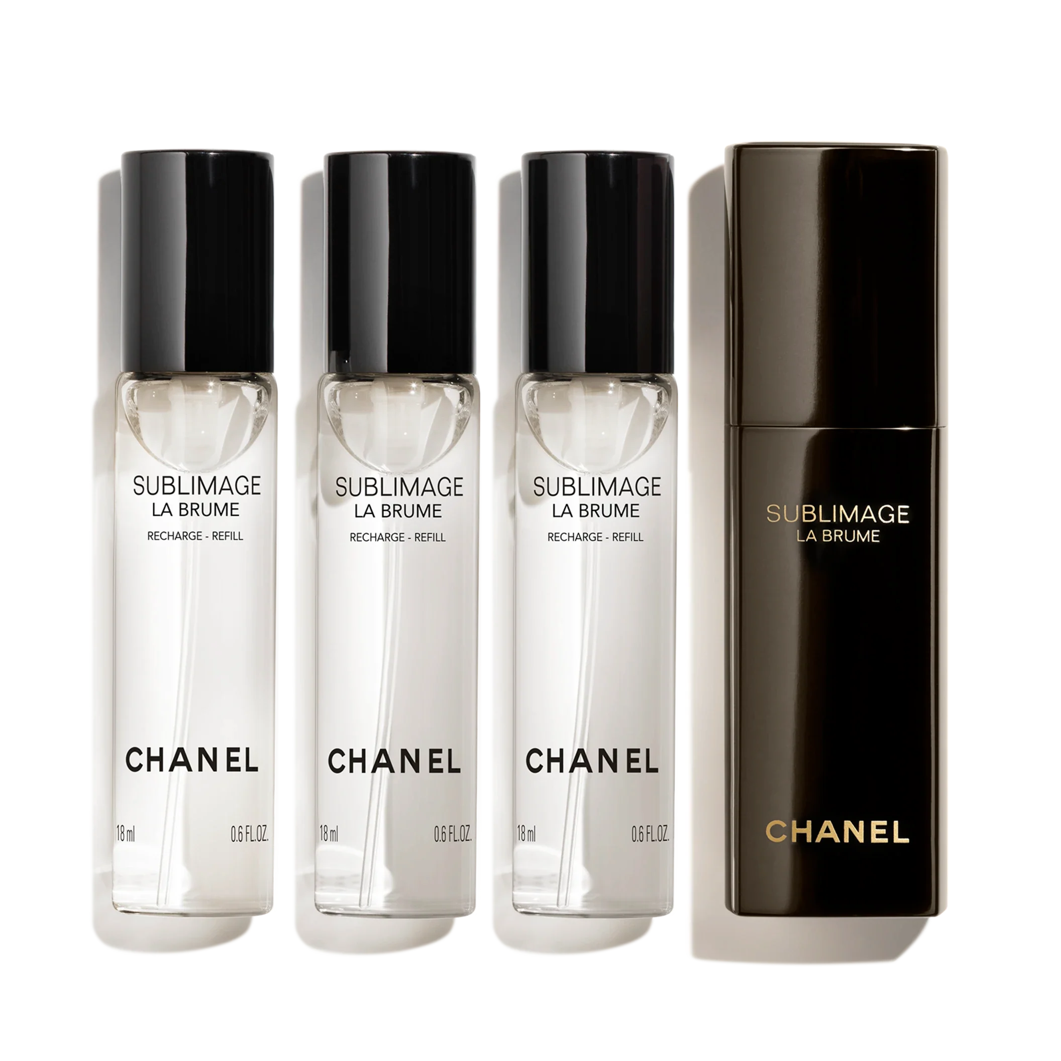 CHANEL SUBLIMAGE LA BRUME 18ML+3 REFILLS