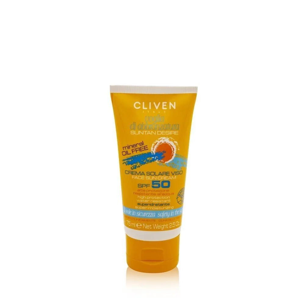 كريم الوجه الواقي من الشمس SPF50 من كليفن 75 مل