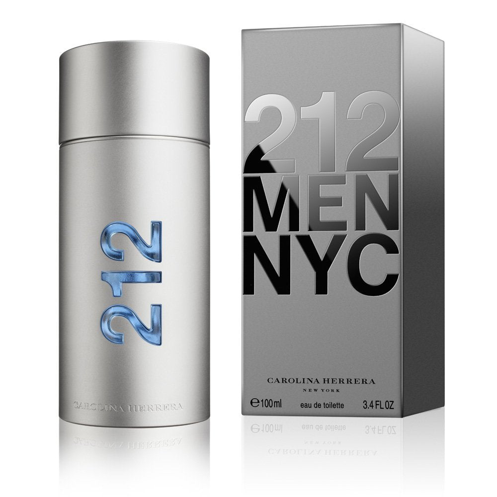 عطر كارولينا هيريرا 100 مل أو دي تواليت 212 للرجال من مدينة نيويورك