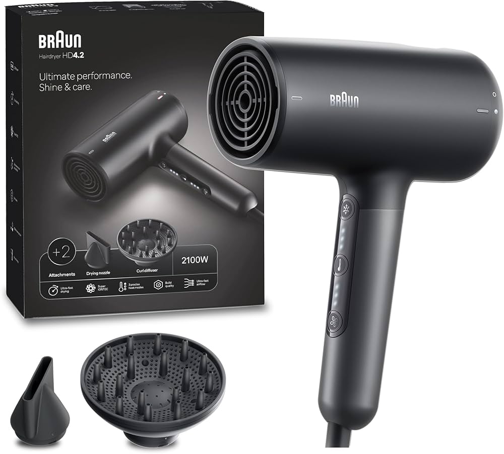 Braun Ultimate Performance Shine & Care 2100w Brhd425Sde