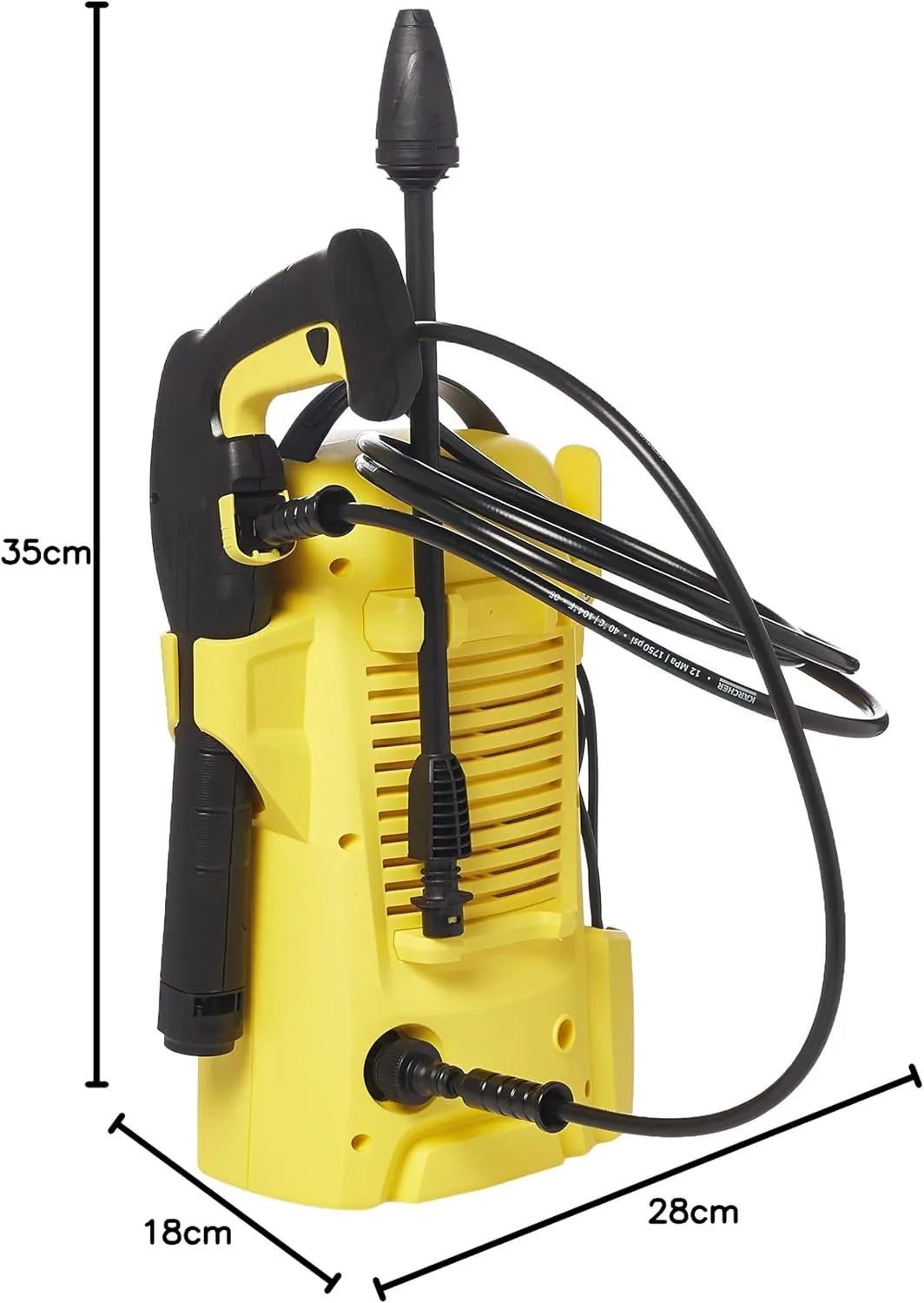ماكينة تنظيف ضغط عالي كيرشر K2 Basic للاستخدام المنزلي – Kärcher K2 Basic