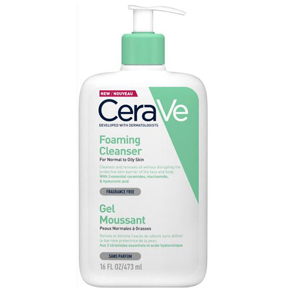 Cerave Foamnig Cleanser For Normal To Oily Skin 473ml