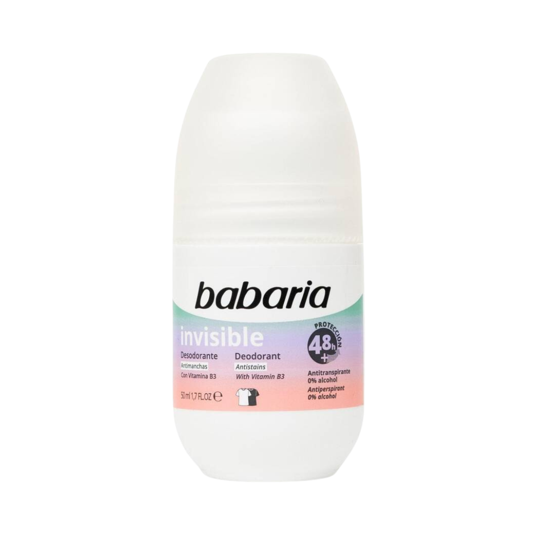 Babaria Invisible Anti-stain Roll-On Deodorant 50Ml
