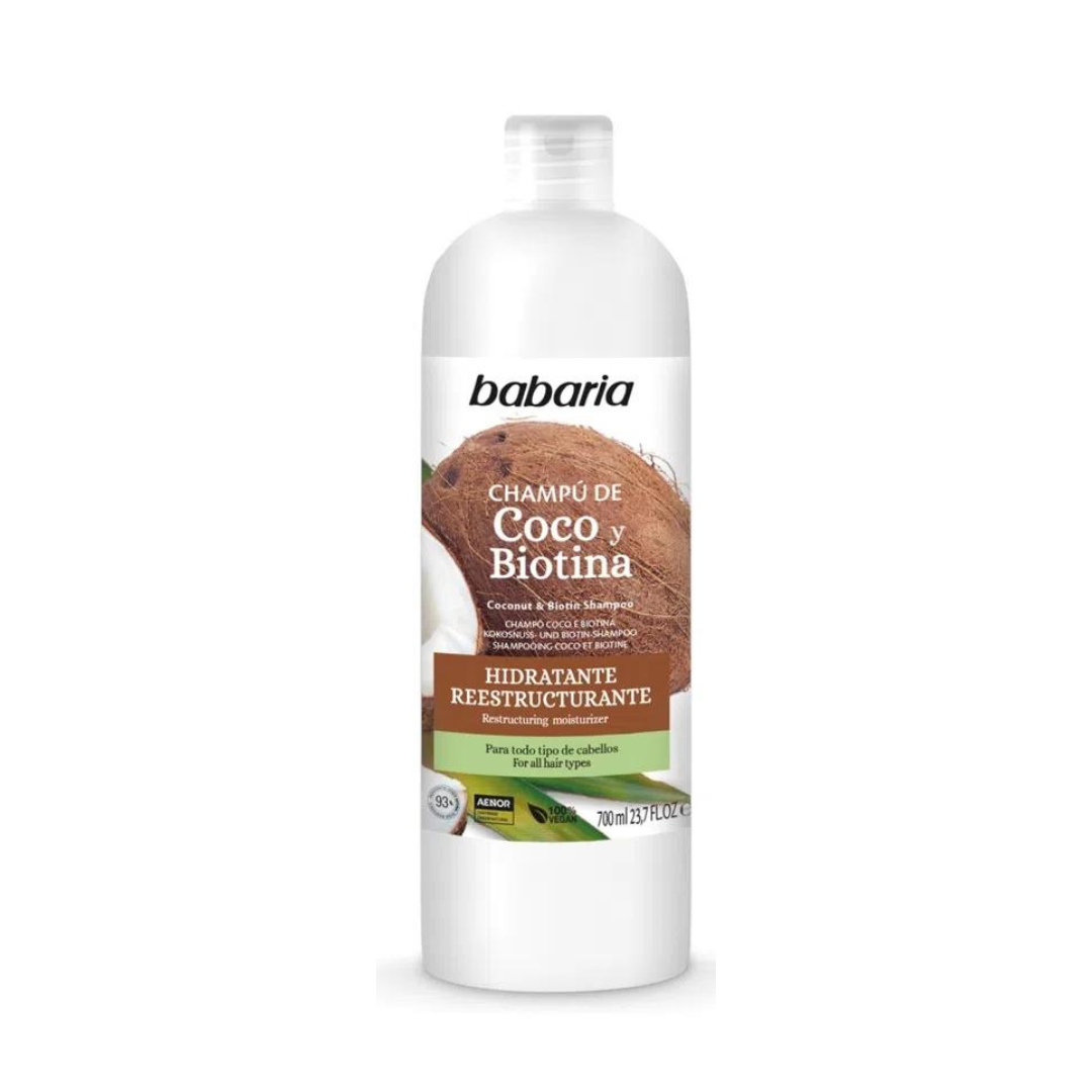 Babaria Coconut and Biotin Moisturizing Shampoo 700ml