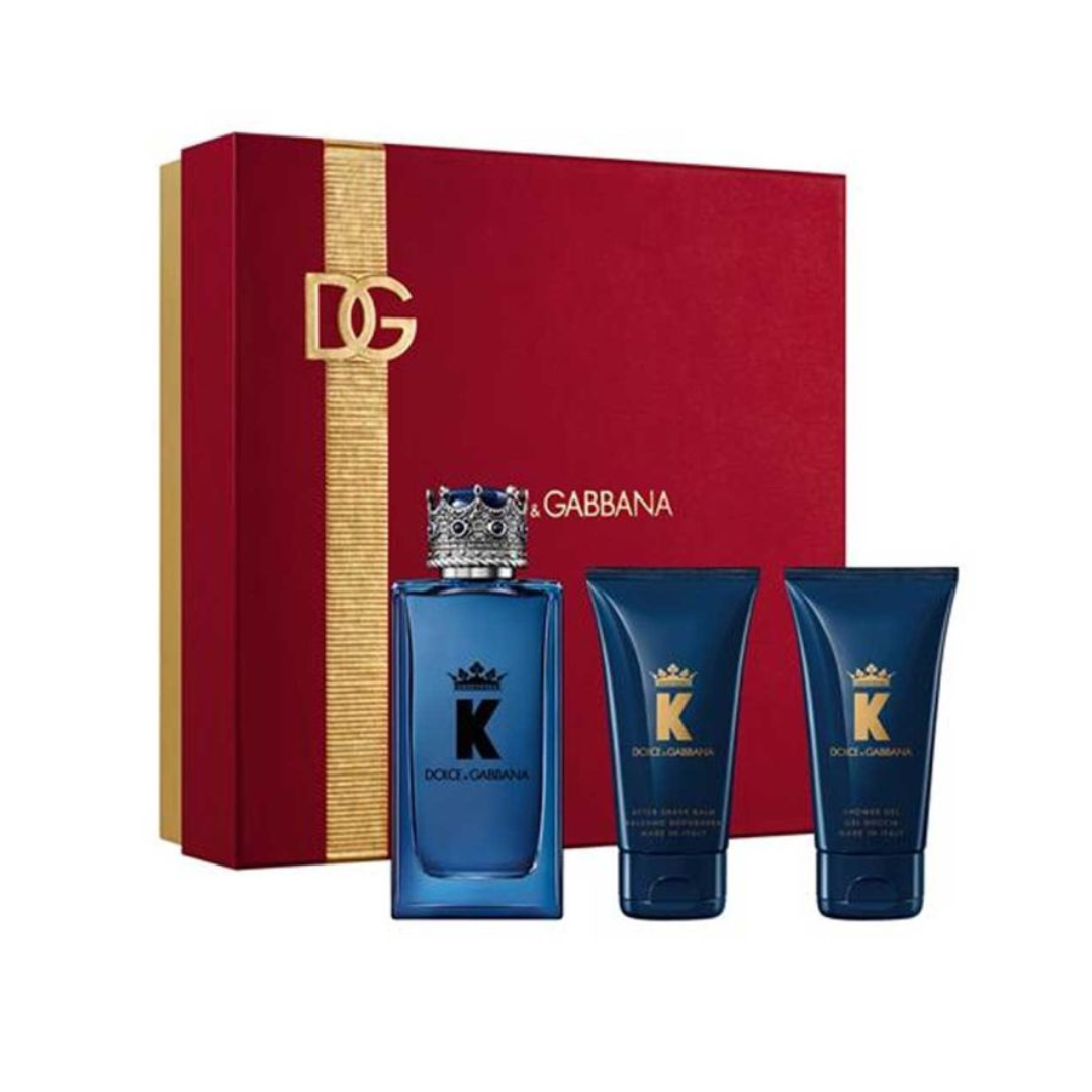 Dolce & Gabbana K EDP 100Ml + After Shave Balm 50Ml + Shower Gel 50Ml Gift Set For Men