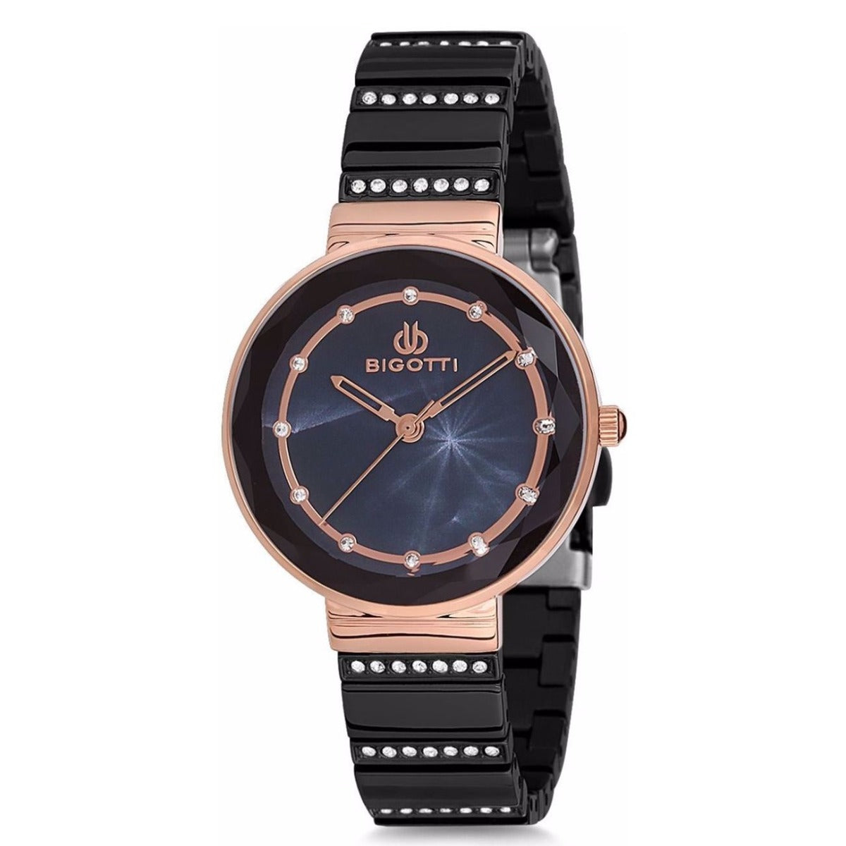 Bigotti Milano Black Steel BM202-BGT0157-5 Women's Watch