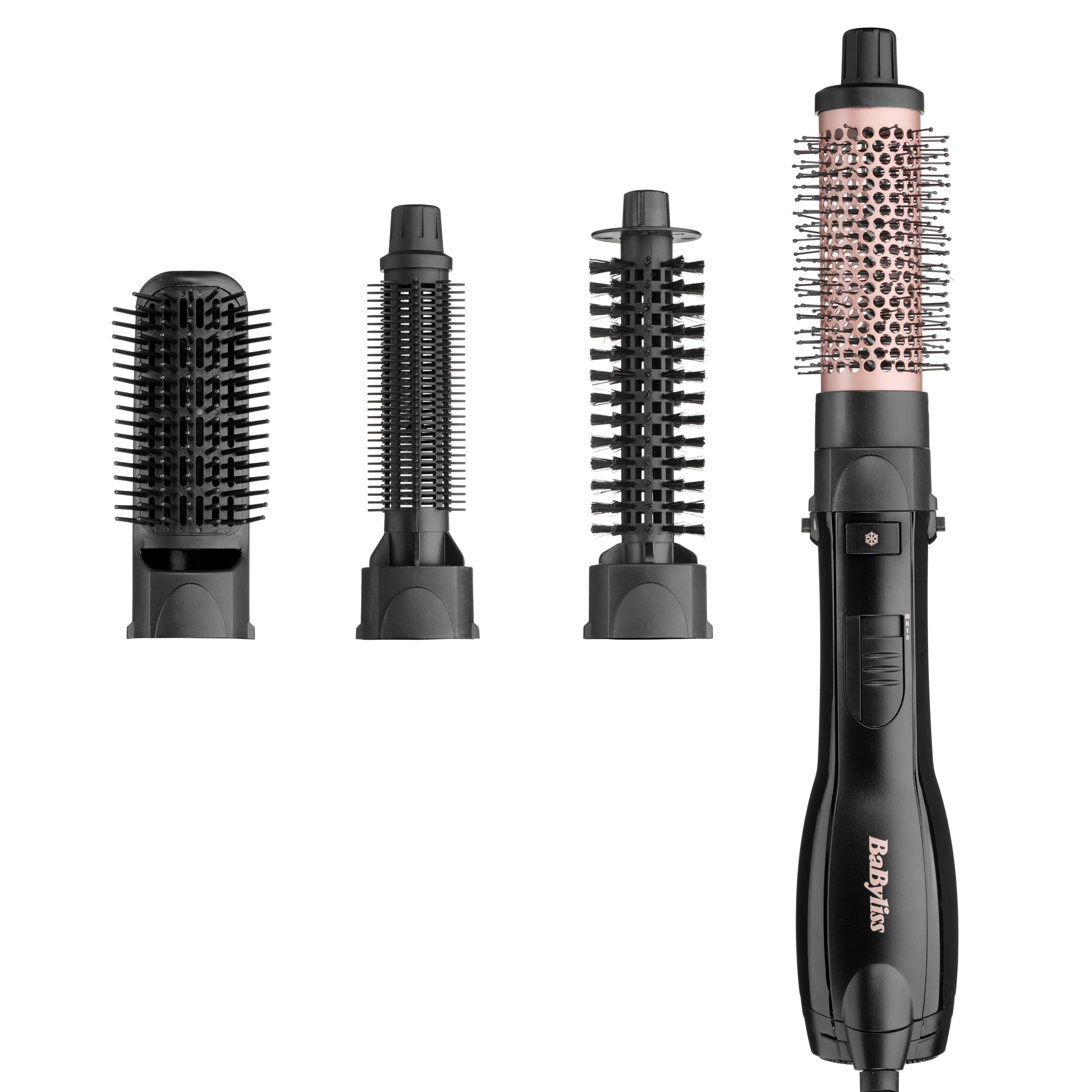 Babyliss Smooth Finish 1200 4in1 Hot Air Brush Hair AS122SDE