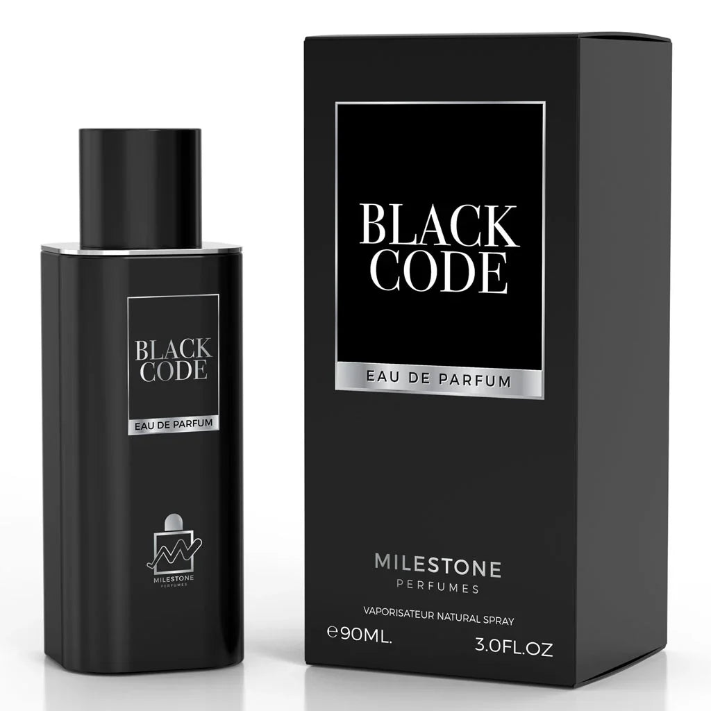 Milestone Black Code EDP 90ml PERFUME For Men