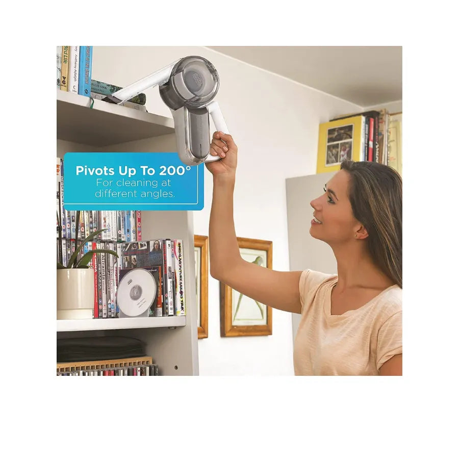 مكنسة يدوية لاسلكية قابلة للدوران BLACK+DECKER Pivot Dustbuster موديل PV1420L