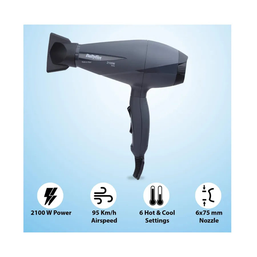 BaByliss 6609E Pro Light Hair Dryer – 2100W