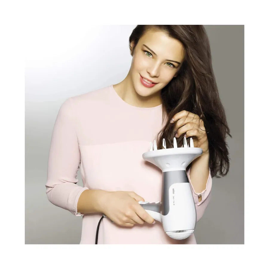 مجفف الشعر براون BRHD585 Satin Hair 5 PowerPerfection بقوة 2500 واط وتقنية الأيونات