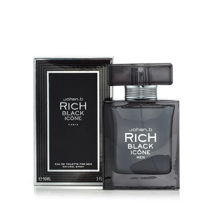 Rich Black Icon EDT For Men 90Ml