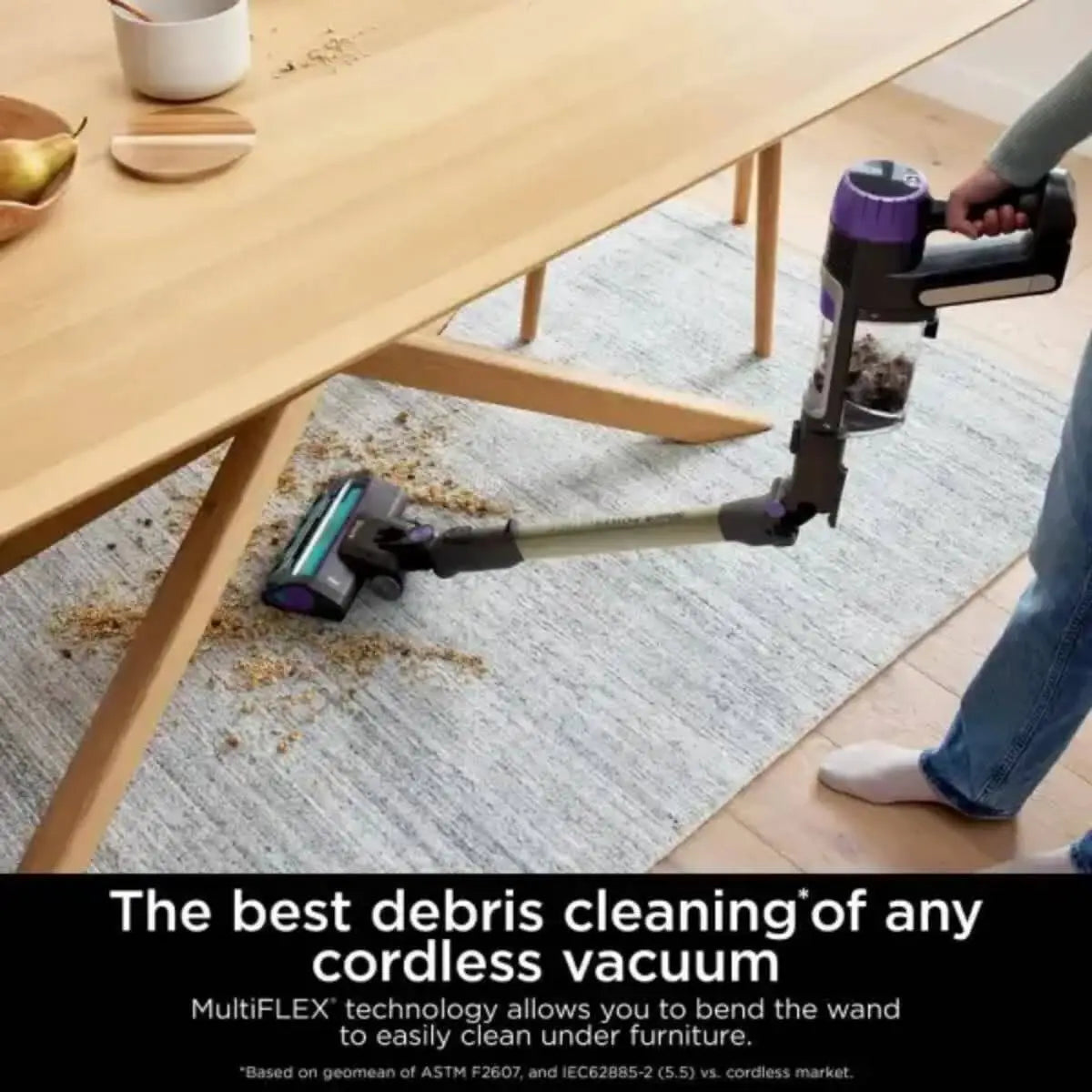 Ninja Shark Power Detect Cordless Vacuum Cleaner with HEPA Filt IP3251MET, مكنسة نينجا شارك اللاسلكية المزودة بفلتر هيبا IP3251MET
