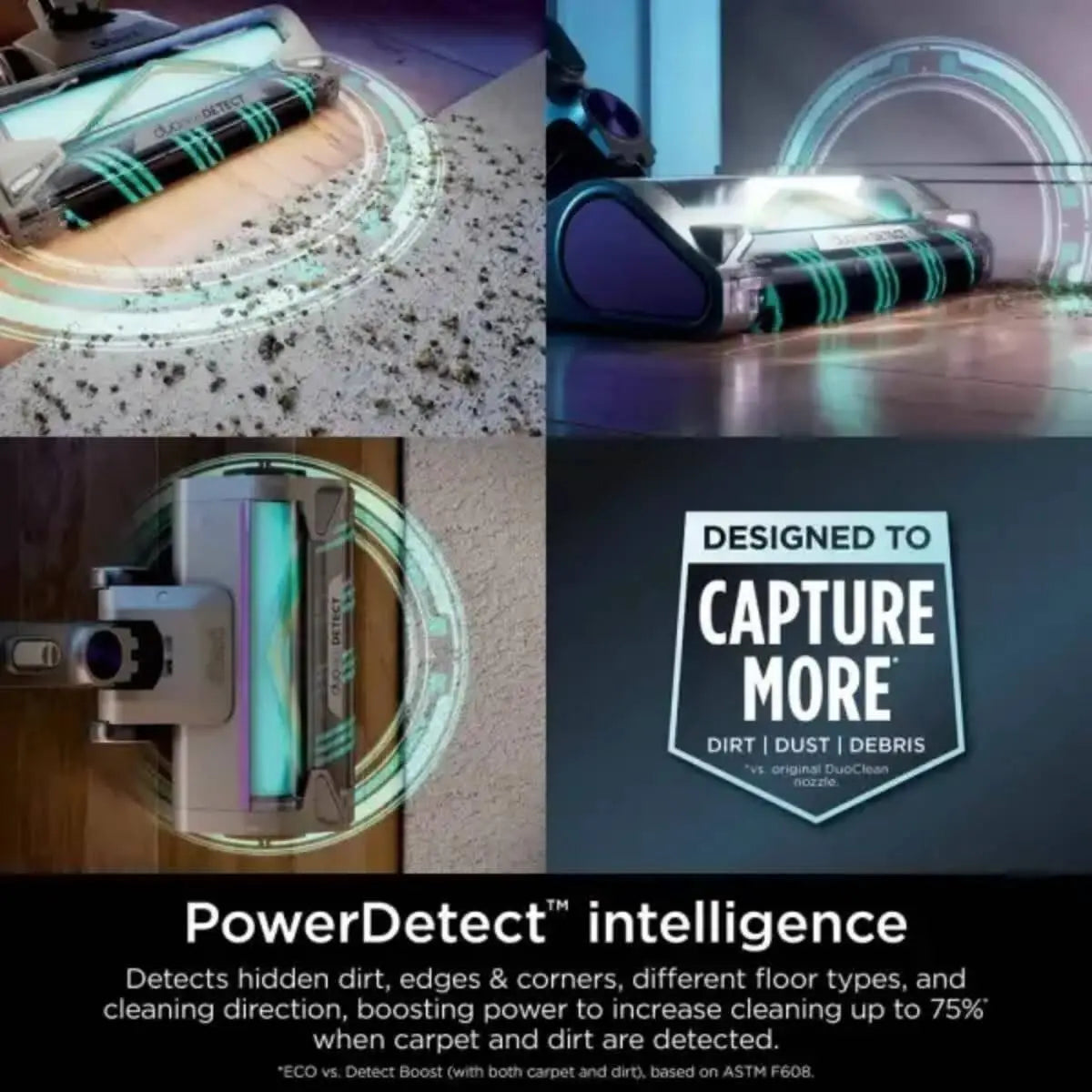 Ninja Shark Power Detect Cordless Vacuum Cleaner with HEPA Filt IP3251MET, مكنسة نينجا شارك اللاسلكية المزودة بفلتر هيبا IP3251MET
