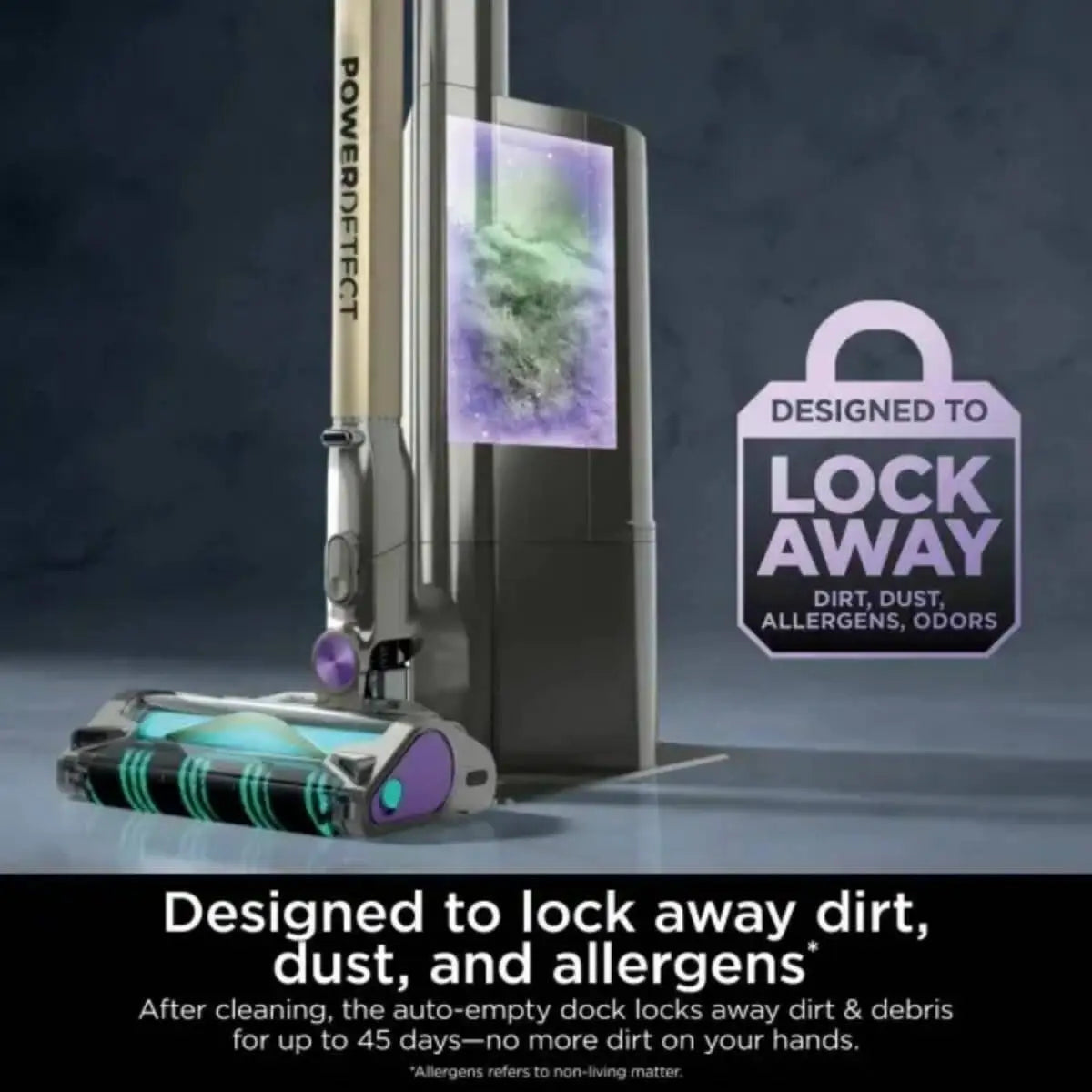Ninja Shark Power Detect Cordless Vacuum Cleaner with HEPA Filt IP3251MET, مكنسة نينجا شارك اللاسلكية المزودة بفلتر هيبا IP3251MET
