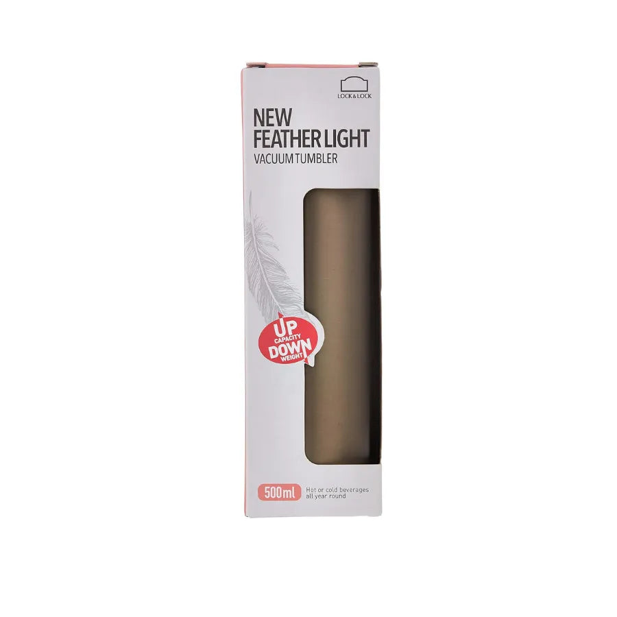 كوب حراري Feather Light ستانلس ستيل مع عزل حراري LOCKNLOCK موديل LHC3220