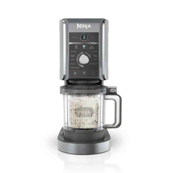 Ninja CREAMi Deluxe 10 in 1 Ice Cream and Frozen Drink Maker 709ml Model NC501UK