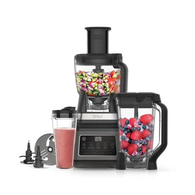 Ninja 3-in-1 Food Processor | Blender System BN801 – 1200W | 2.1L Jug | 1.8L Bowl