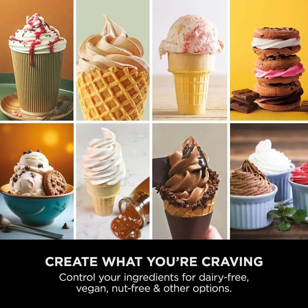 Ninja CREAMi Swirl 13-in-1 Ice Cream & Soft Serve Maker NC701UK