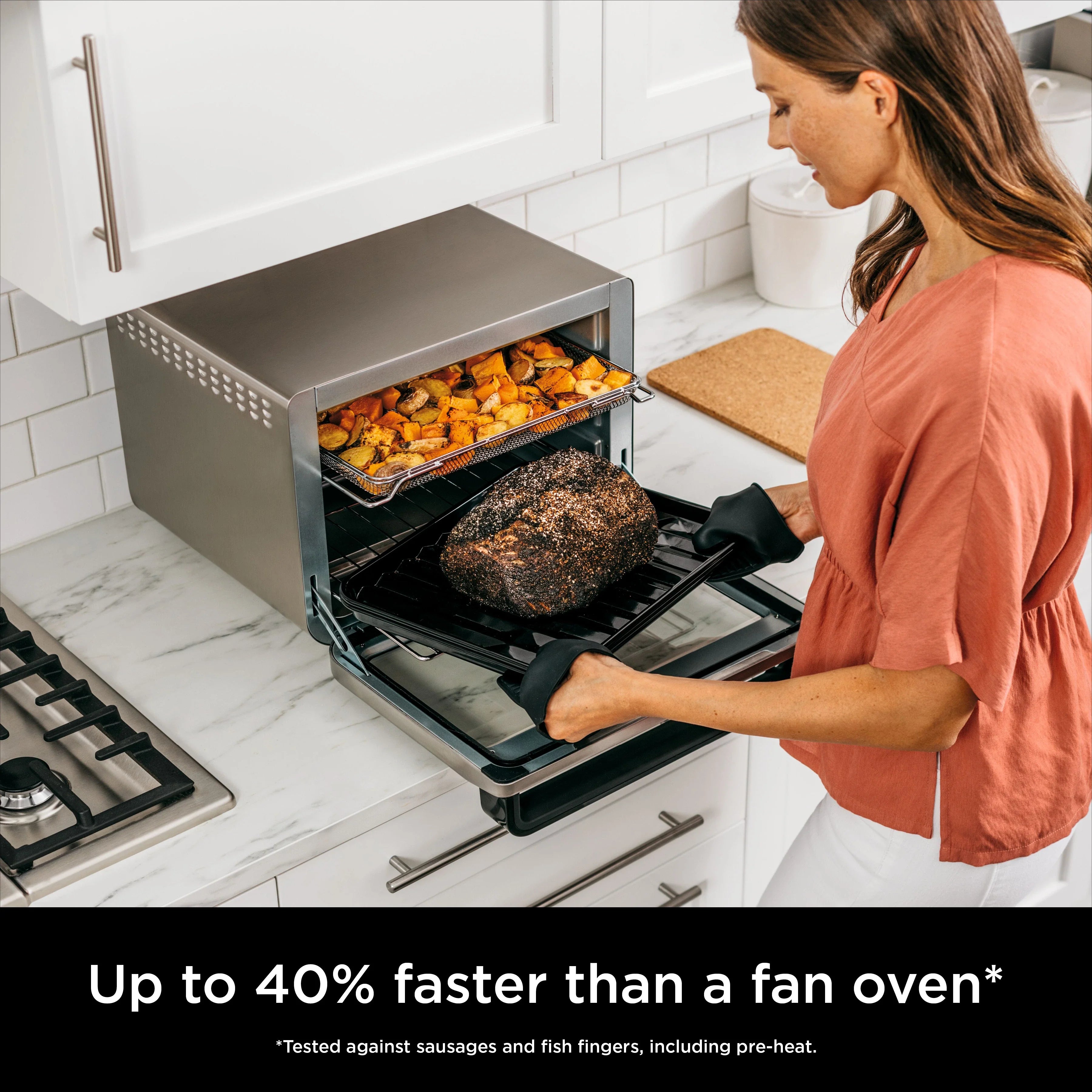 Ninja Foodi 10-in-1 Multifunction Oven DT200ME | Air Fry Countertop Oven 2400W