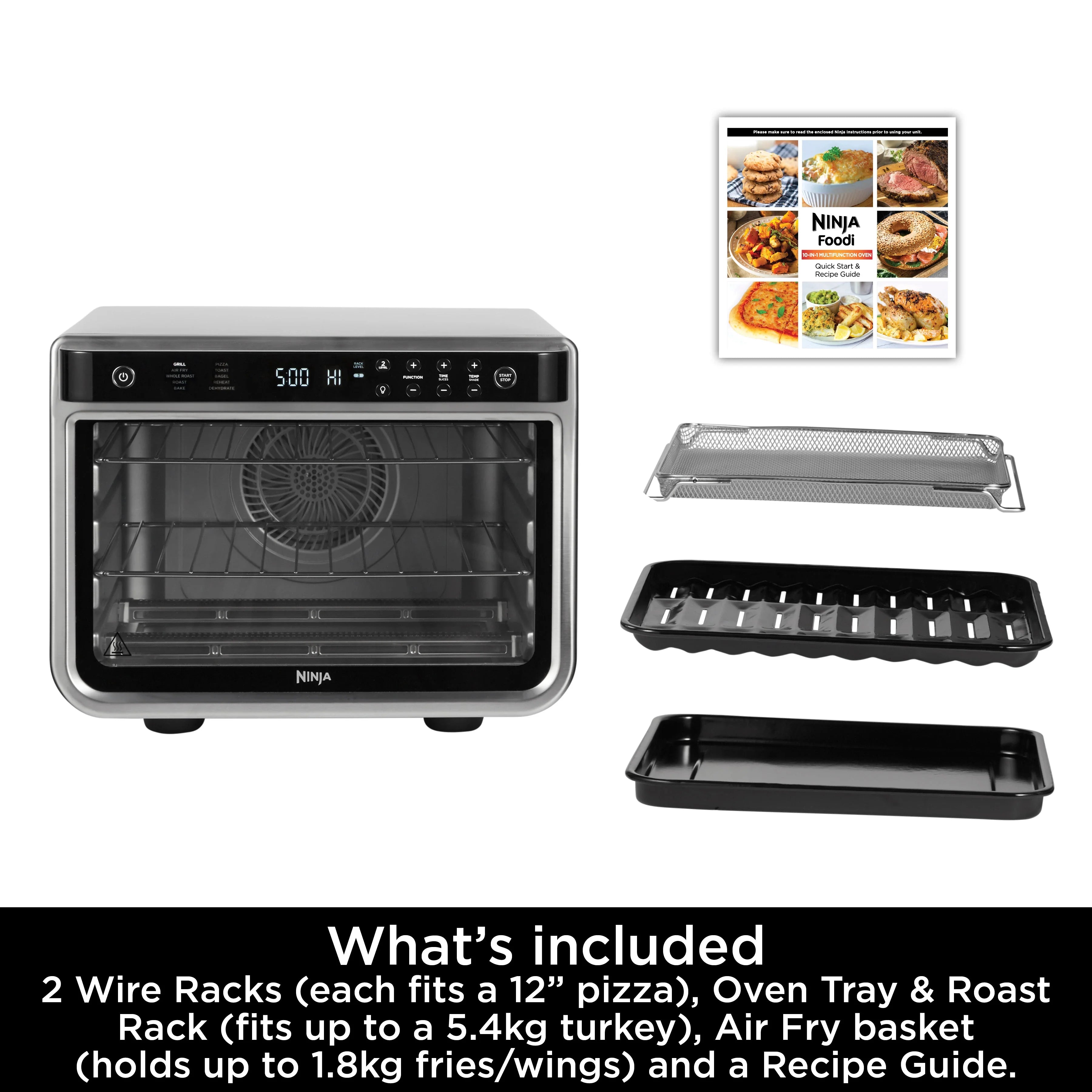 Ninja Foodi 10-in-1 Multifunction Oven DT200ME | Air Fry Countertop Oven 2400W