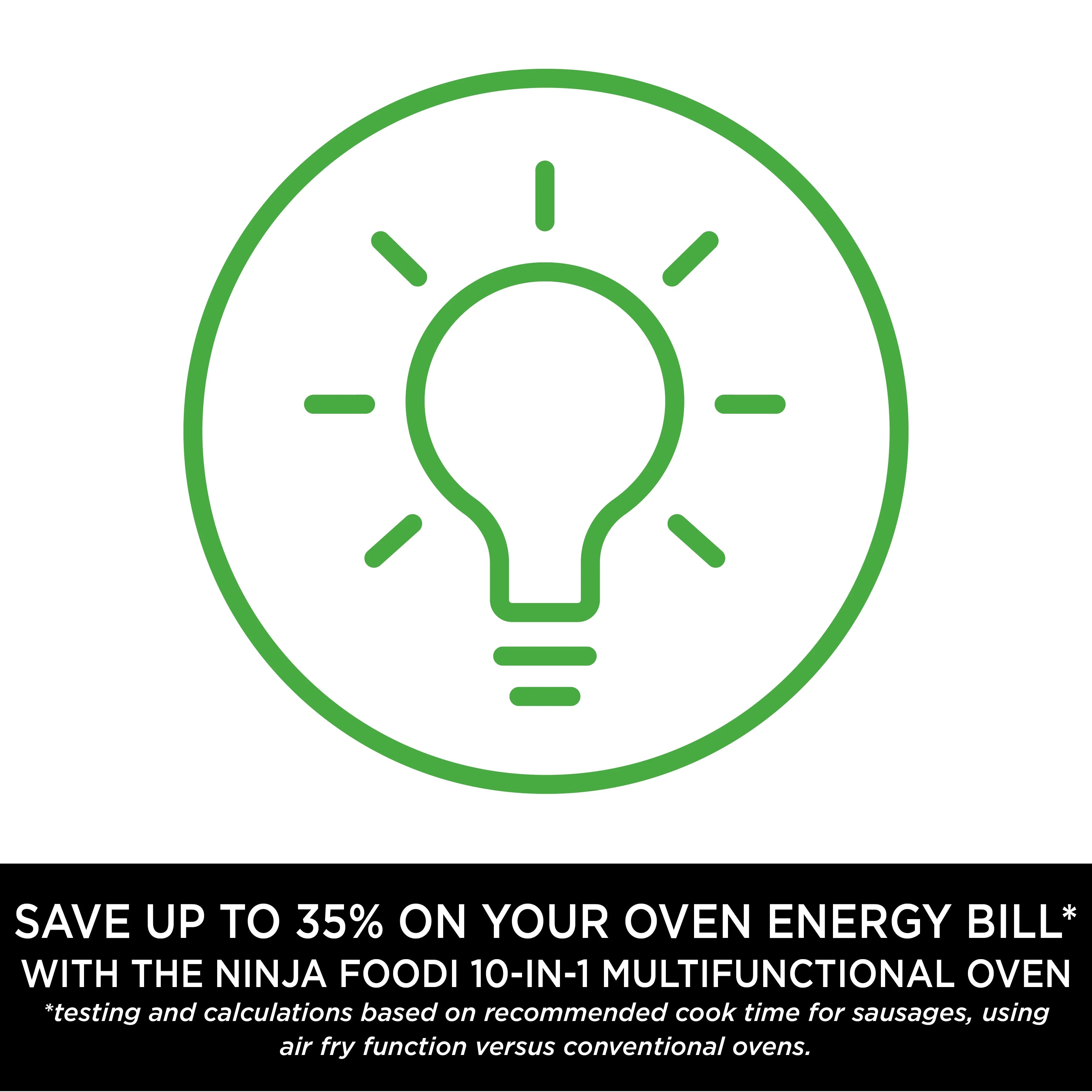 Ninja Foodi 10-in-1 Multifunction Oven DT200ME | Air Fry Countertop Oven 2400W