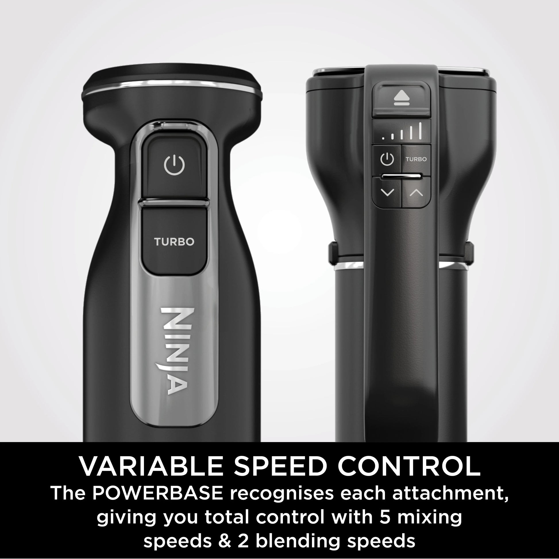 Ninja Foodi 3-in-1 Hand Blender, Mixer & Chopper CI100ME | 850W, خلاط يدوي نينجا Foodi 3 في 1 مع مفرمة وخفاقة | 850 واط CI100ME