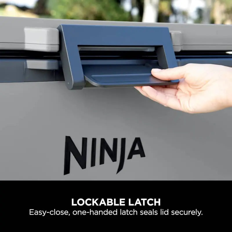 Ninja FrostVault 28L cooler FB131 slate grey outdoor ice box | صندوق تبريد نينجا فروست فولت 28 لتر لون رمادي للرحلات
