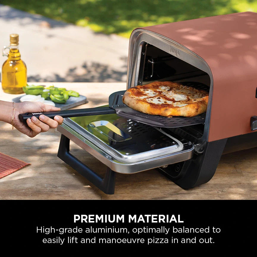 Ninja Woodfire Pizza Serving Peel XSKPZPLU | Lightweight Perforated Pizza Paddle for Outdoor Ovens