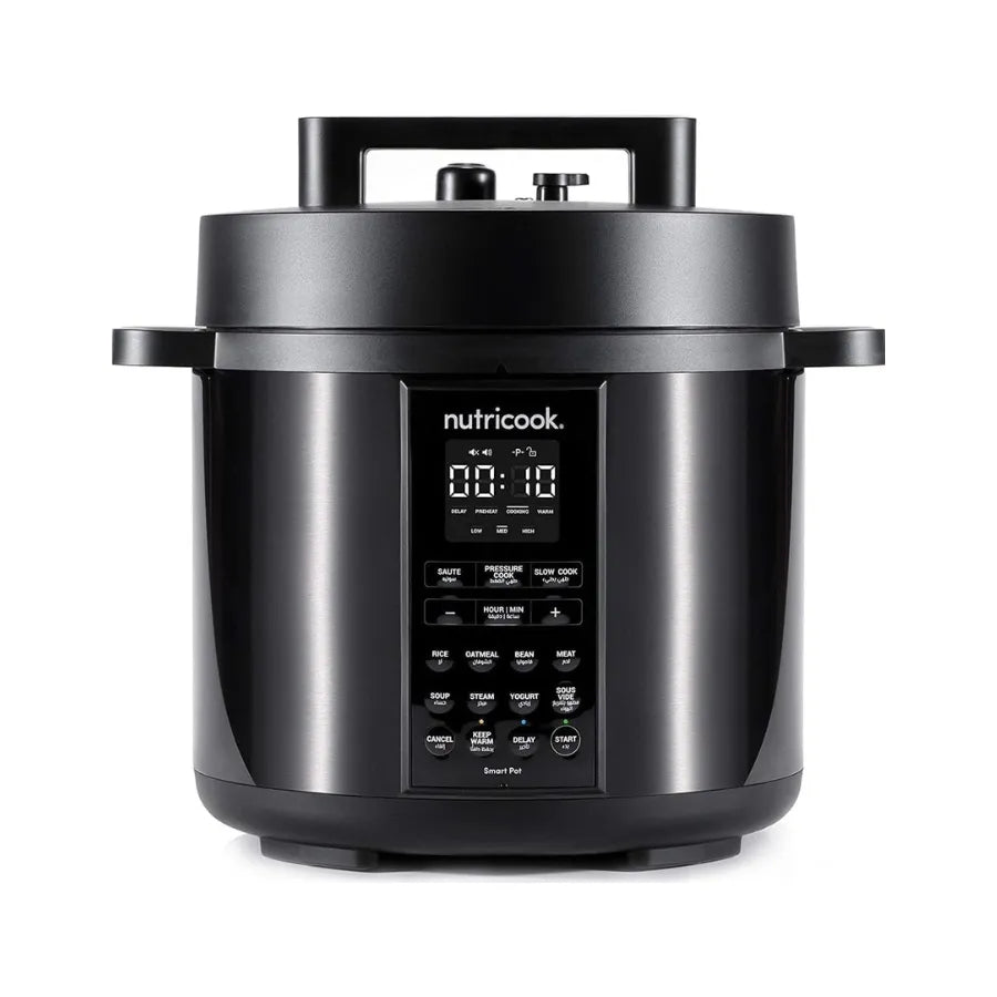 Nutricook SmartPot 2 Electric Pressure Cooker 8L 1200W Model NC-SP208K Black