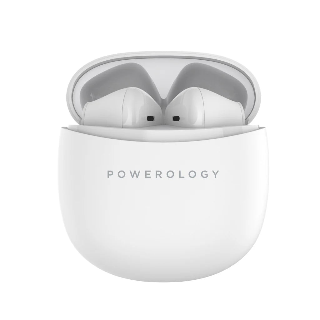 سماعات أذن لاسلكية بلوتوث POWEROLOGY Stereo Buds Plus موديل PWLAU001