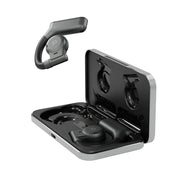 Powerology Air Conduction TWS Earbuds with Metal Charging Case Grey PWLAU004