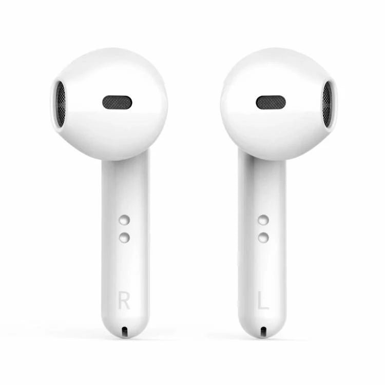 سماعات باورولوجي True Wireless Stereo مع علبة شحن أبيض PTWSEPWH