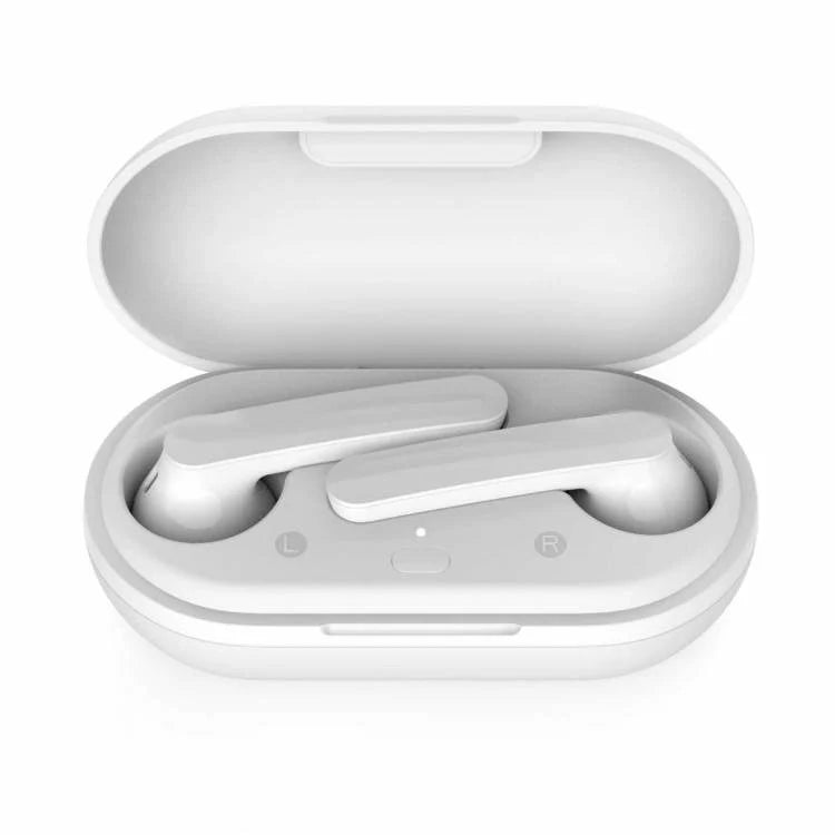 سماعات باورولوجي True Wireless Stereo مع علبة شحن أبيض PTWSEPWH