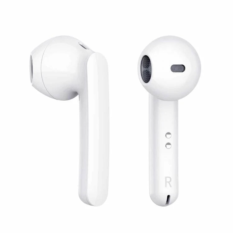 سماعات باورولوجي True Wireless Stereo مع علبة شحن أبيض PTWSEPWH