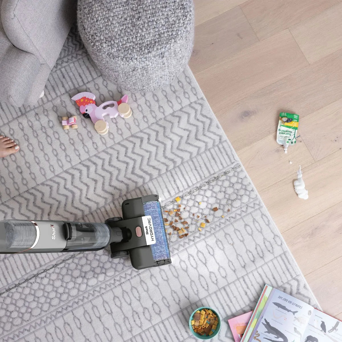 Shark HydroVac Cordless Hard Floor Cleaner WD210ME , منظف أرضيات شارك HydroVac لاسلكي WD210ME | مكنسة | مسح | تنظيف ذاتي