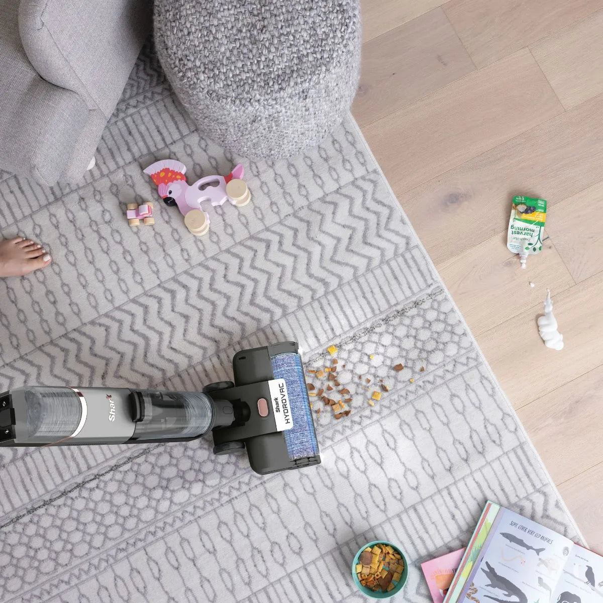 Shark HydroVac Cordless Hard Floor Cleaner WD210ME , منظف أرضيات شارك HydroVac لاسلكي WD210ME | مكنسة | مسح | تنظيف ذاتي