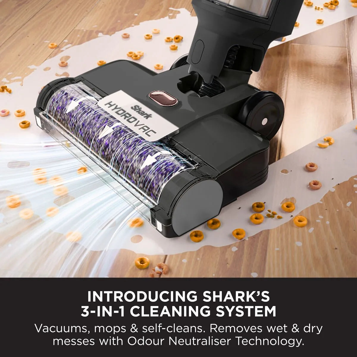 Shark HydroVac Cordless Hard Floor Cleaner WD210ME , منظف أرضيات شارك HydroVac لاسلكي WD210ME | مكنسة | مسح | تنظيف ذاتي