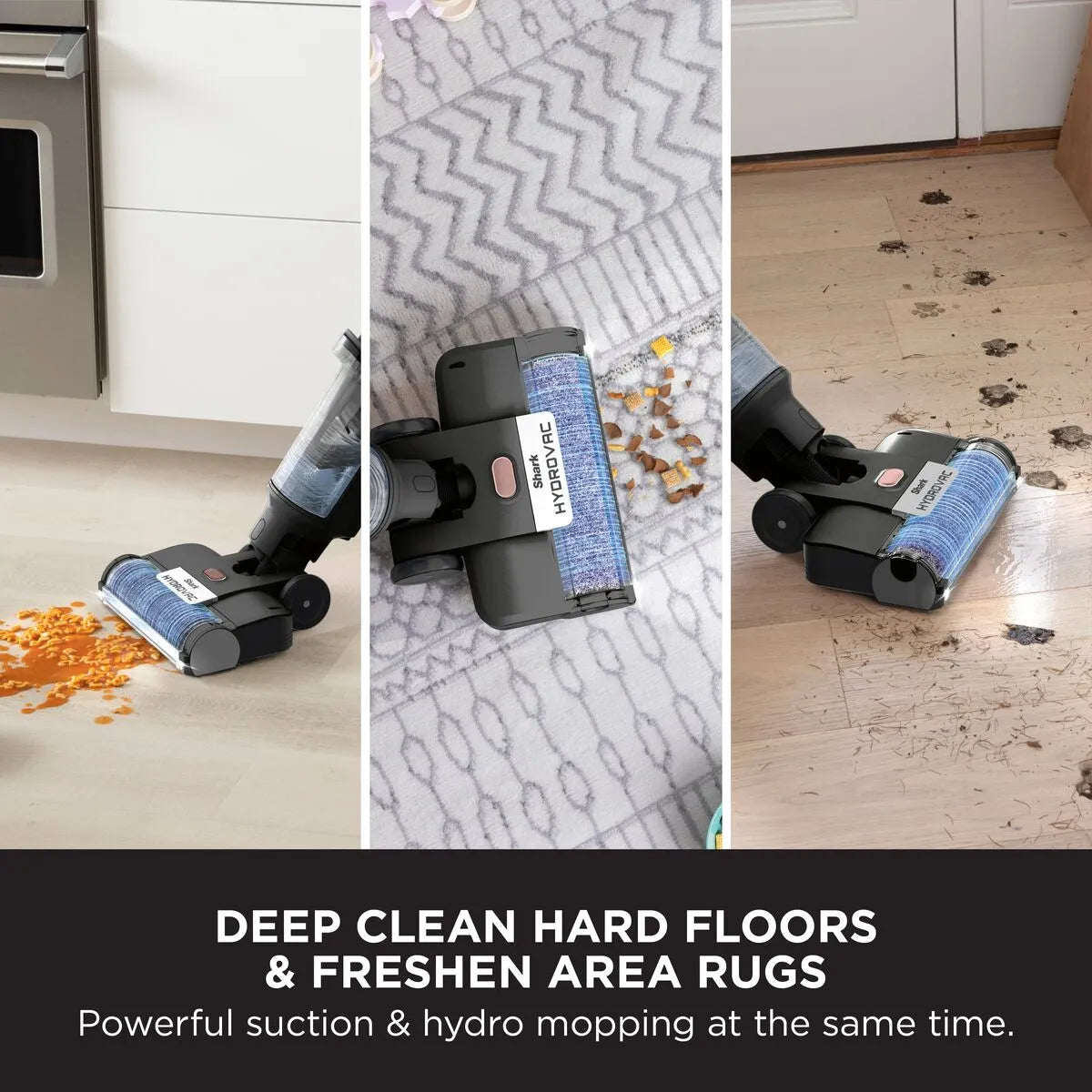 Shark HydroVac Cordless Hard Floor Cleaner WD210ME , منظف أرضيات شارك HydroVac لاسلكي WD210ME | مكنسة | مسح | تنظيف ذاتي