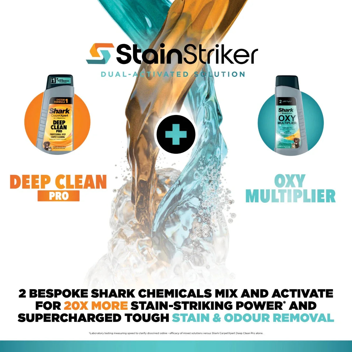 Shark StainStriker  CarpetXpert Formula Bundle XSKBSBST200ME