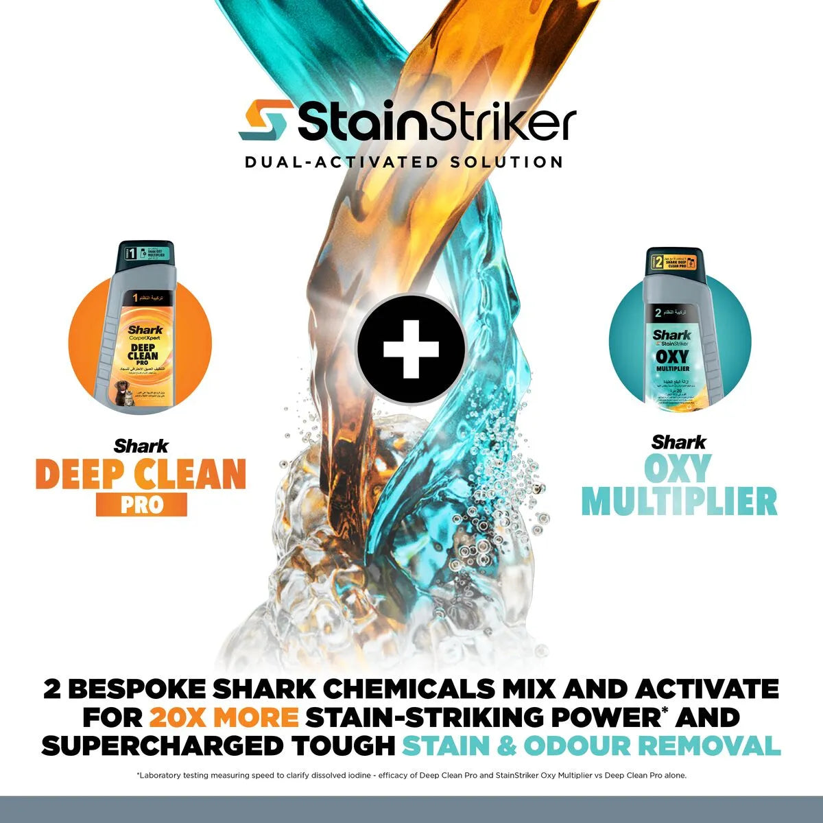Shark StainStriker Spot Cleaner PX200MET | Portable Carpet | Upholstery Cleaner with Dual Formula, جهاز إزالة البقع شارك StainStriker PX200MET | منظف محمول للسجاد والمفروشات بتركيبة مزدوجة