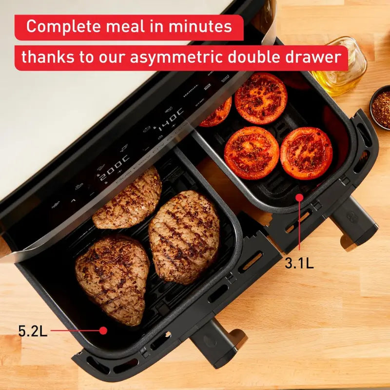 Tefal Dual Easy Fry & Grill Air Fryer 8.3L 2700W | EY905D40
