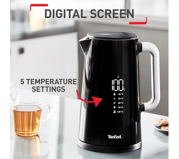 غلاية كهربائية تيفال Smart n Light 1.5 لتر KO853840