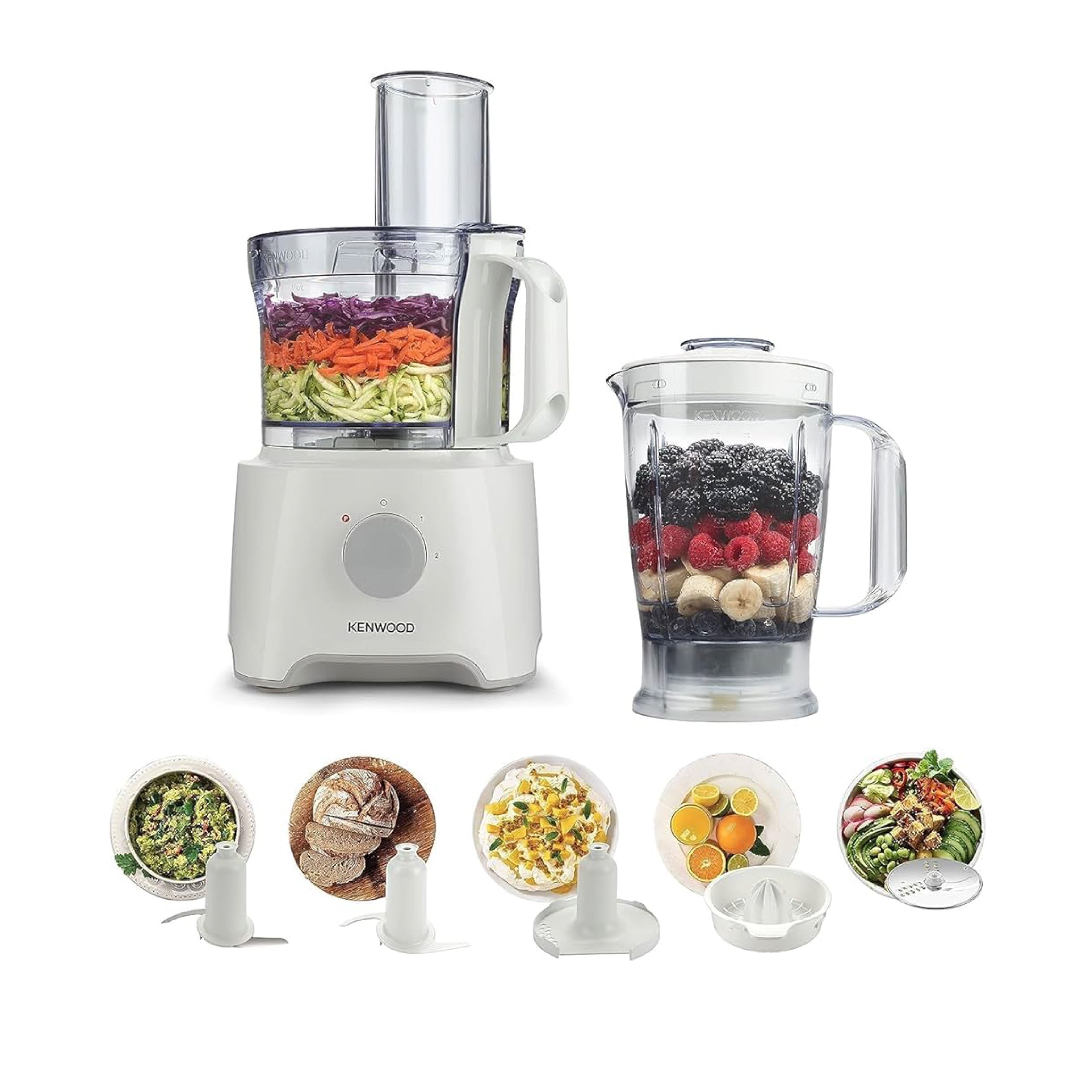 Kenwood MultiPro Compact Food Processor FDP303WH