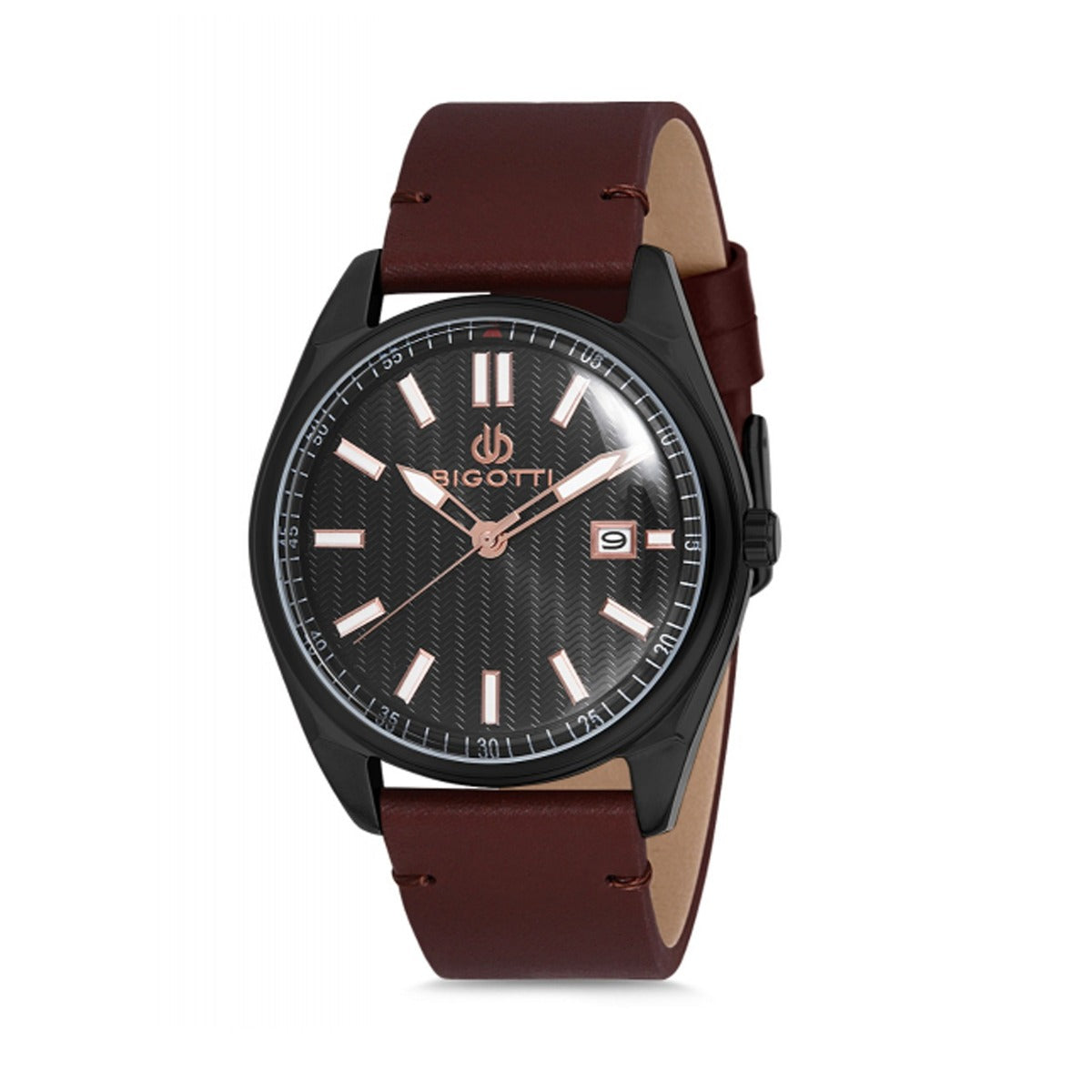 Bigotti Milano Brown Leather BGT0242-3 Men's Watch