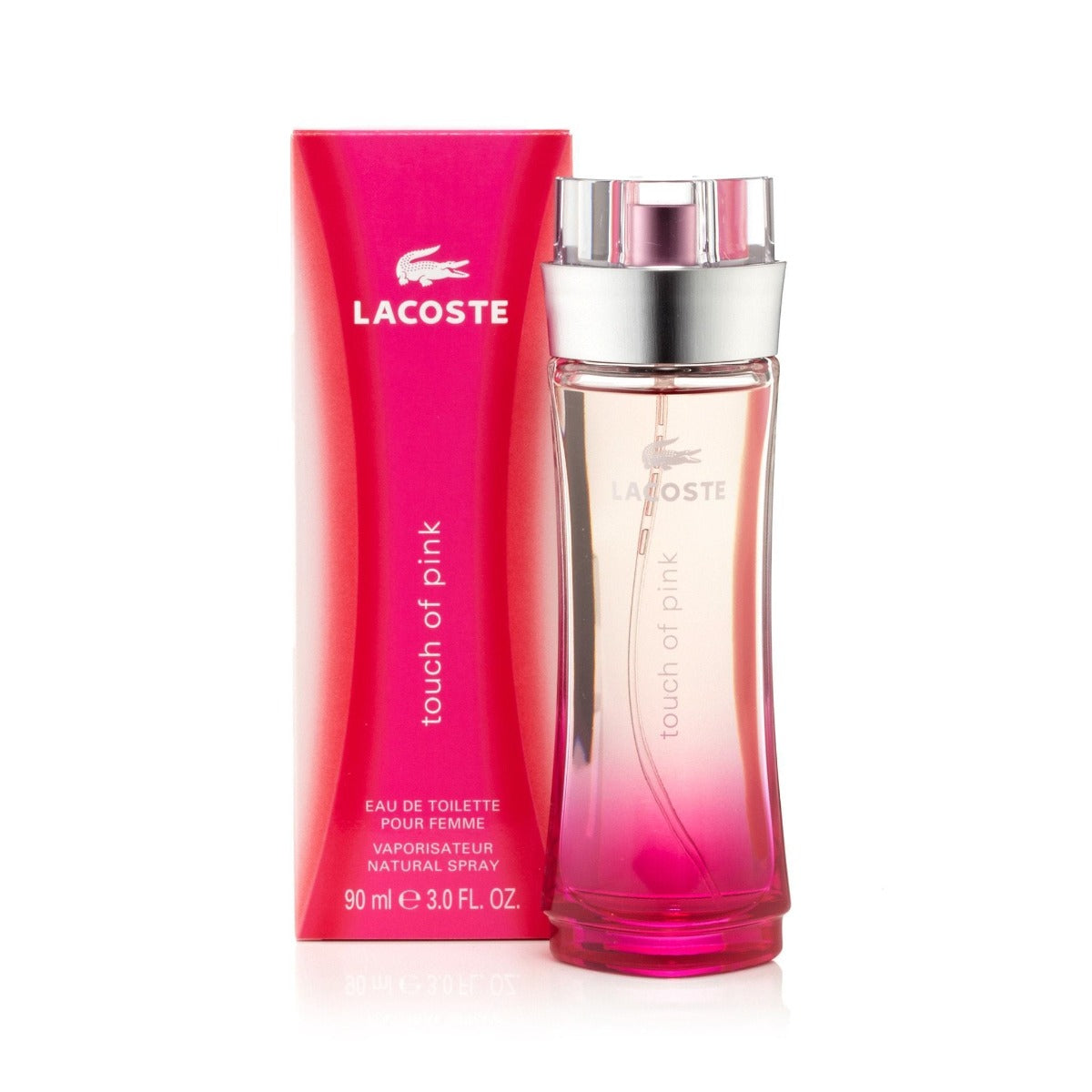 عطر لاكوست تاتش اوف بينك للنساء - او دي تواليت، 90 مل