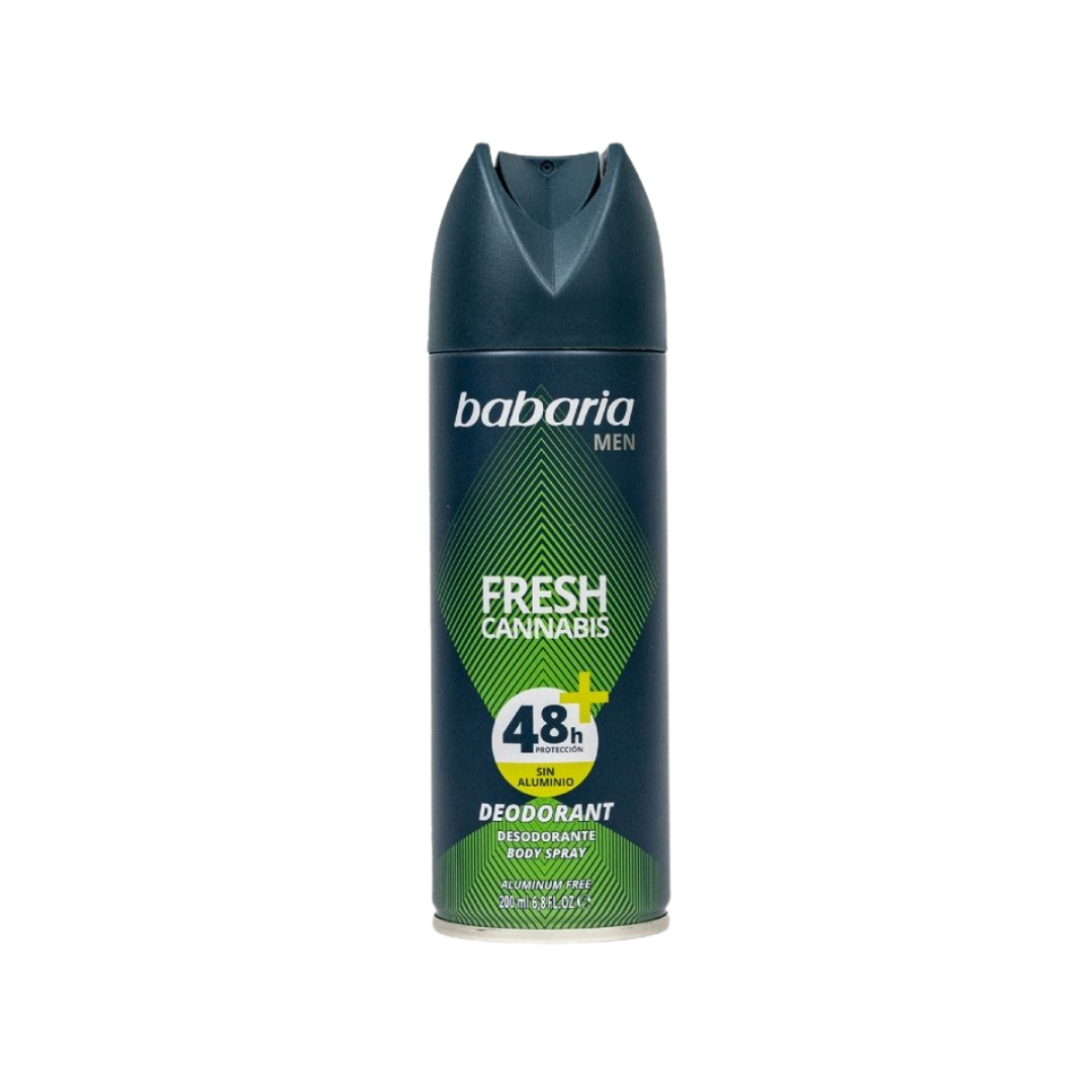 Babaria Fresh Cannabis Deodorant Spray For Men 200Ml