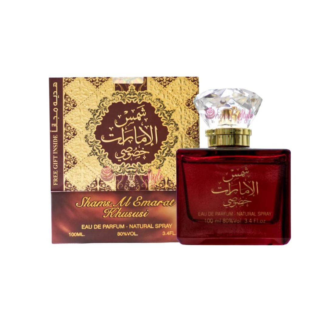 عطر شمس الامارات خاصي 100 مل او دي بارفان للجنسين من ارض الزعفران